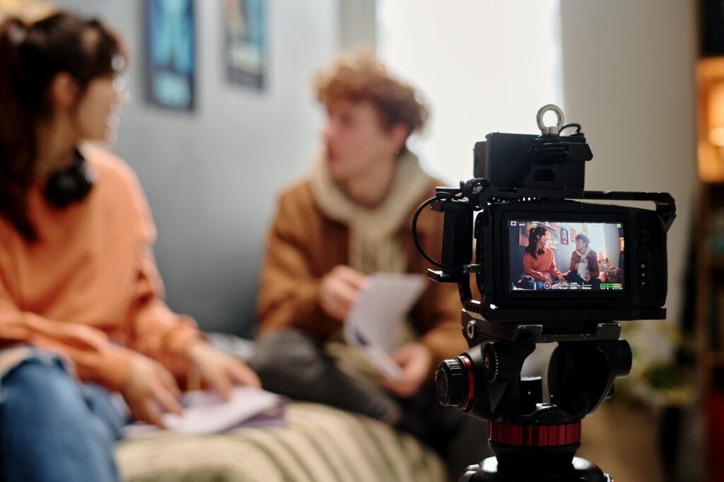 Capturing Behind Scenes Amid Studio Setup Featuring Creatives