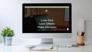 small business website homepage